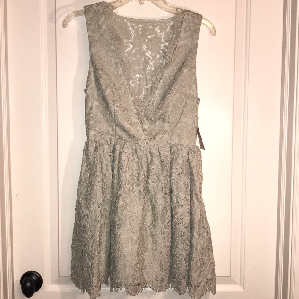 lacy skater dress